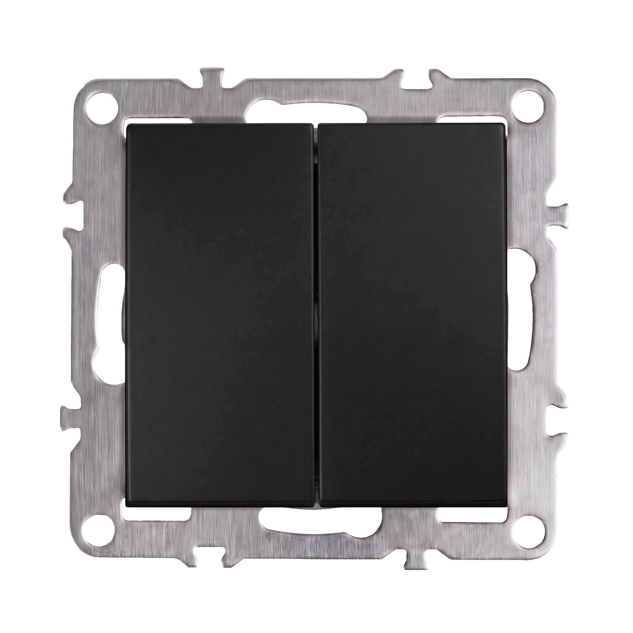 Toolight Doppelschalter Oste Jnh007-w Black