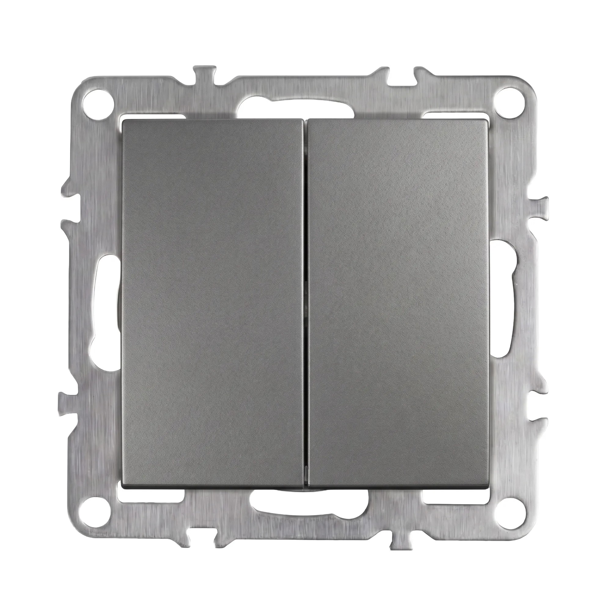 Toolight Doppelschalter Oste Jnh007-w Grey