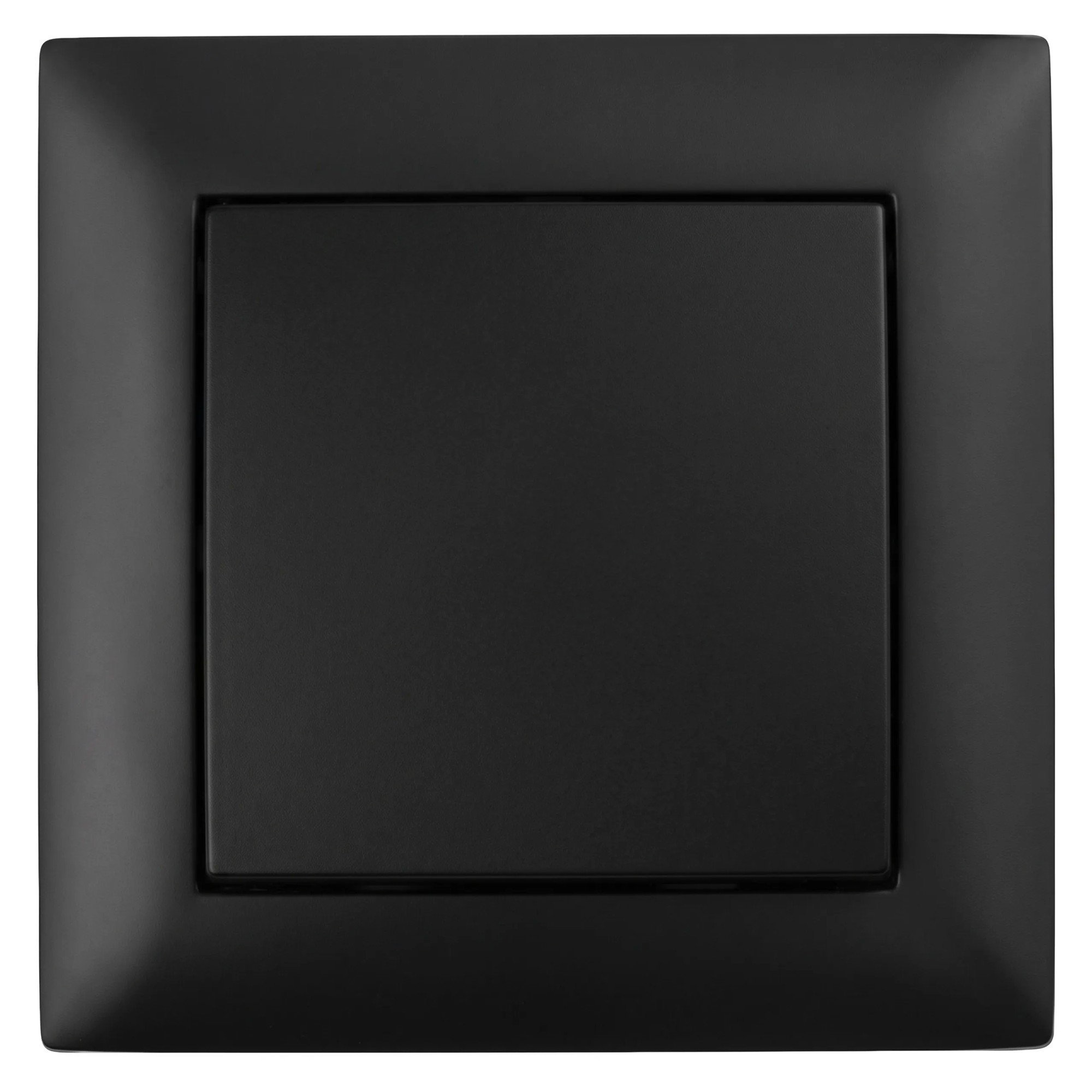 Toolight Einzelschalter Mit Rahmen Oste Jnh006-w Black