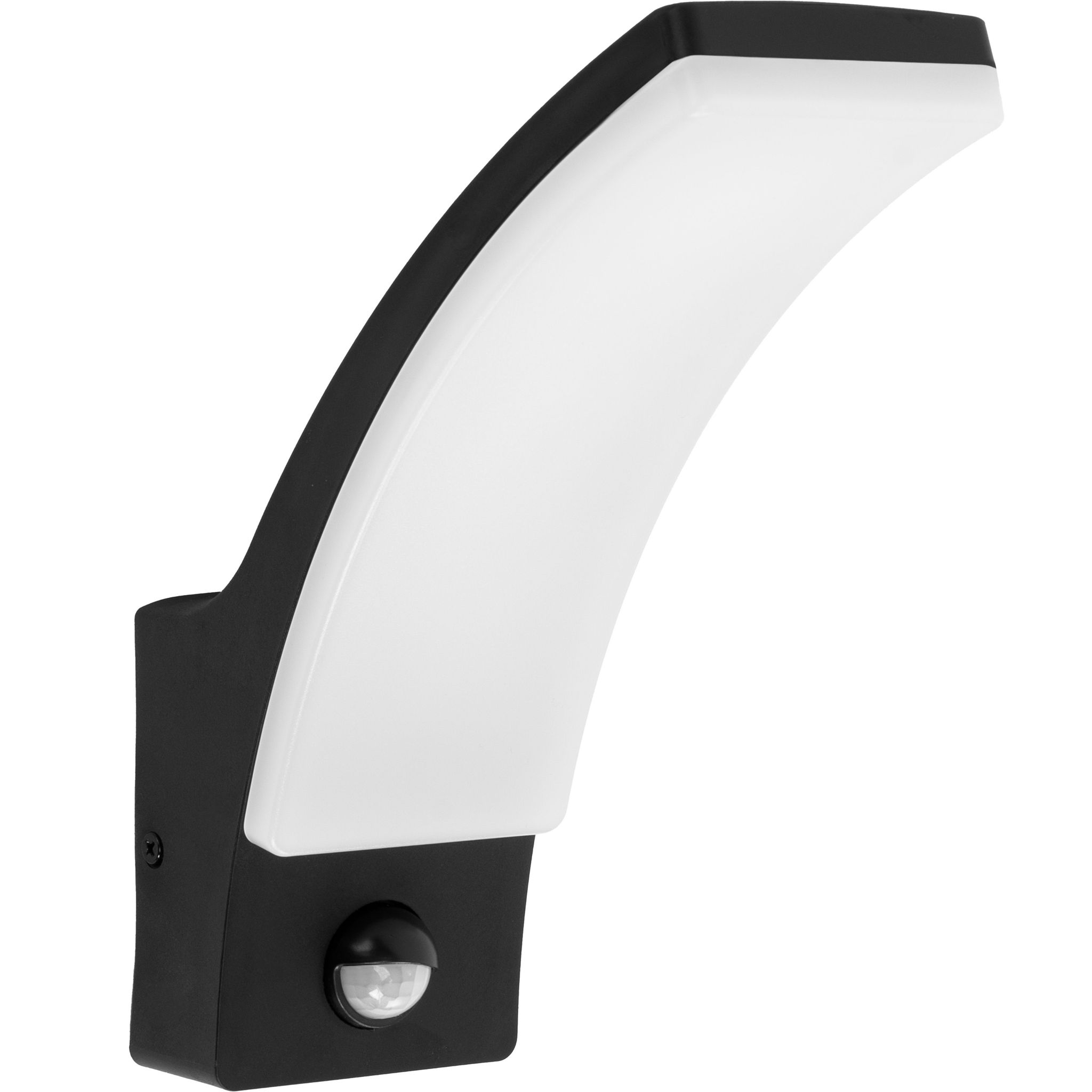 Toolight Fassaden-wandleuchte Mit Bewegungsmelder Jnh032-gm Schwarz