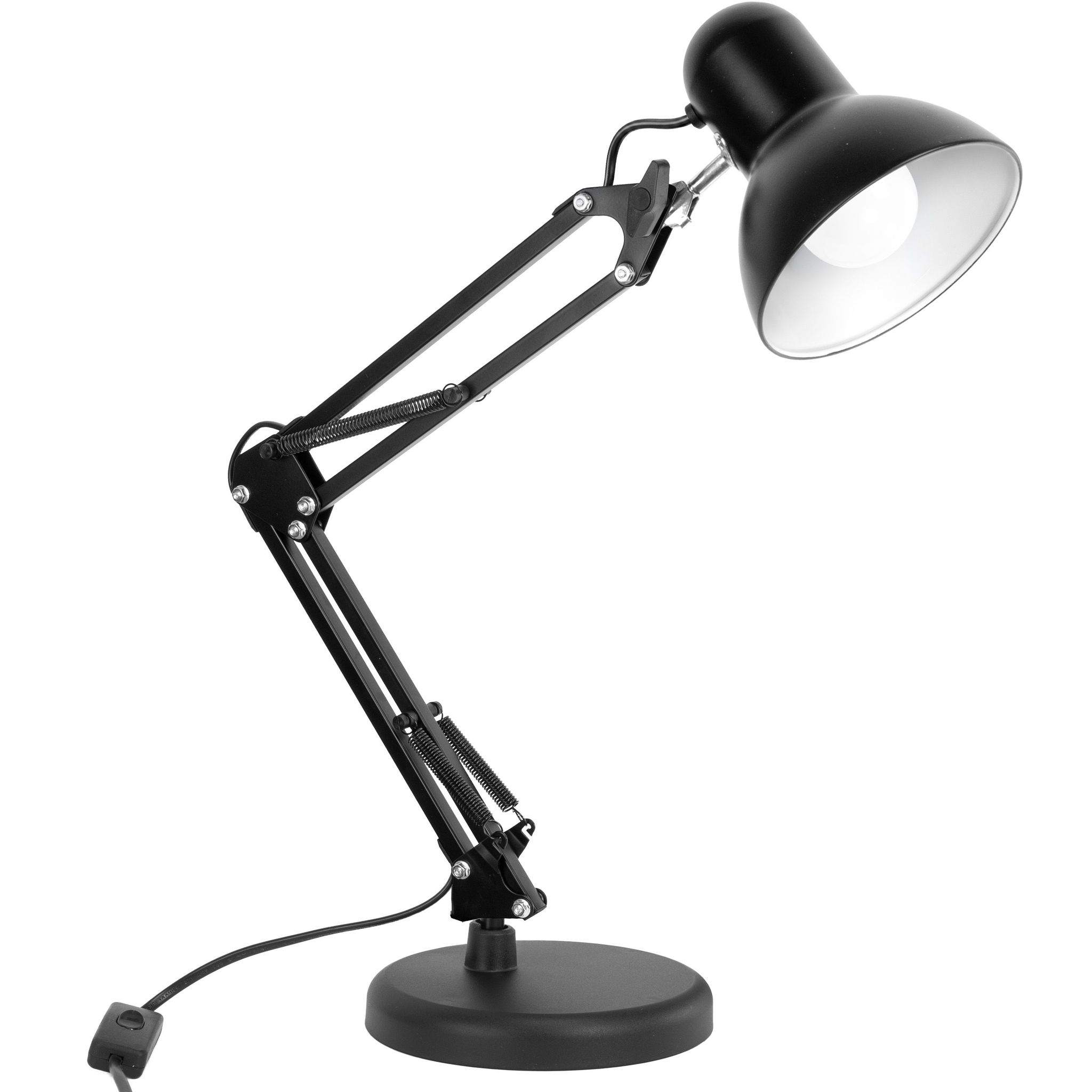 Toolight Schreibtischlampe Jnh043-1td Black 2in1