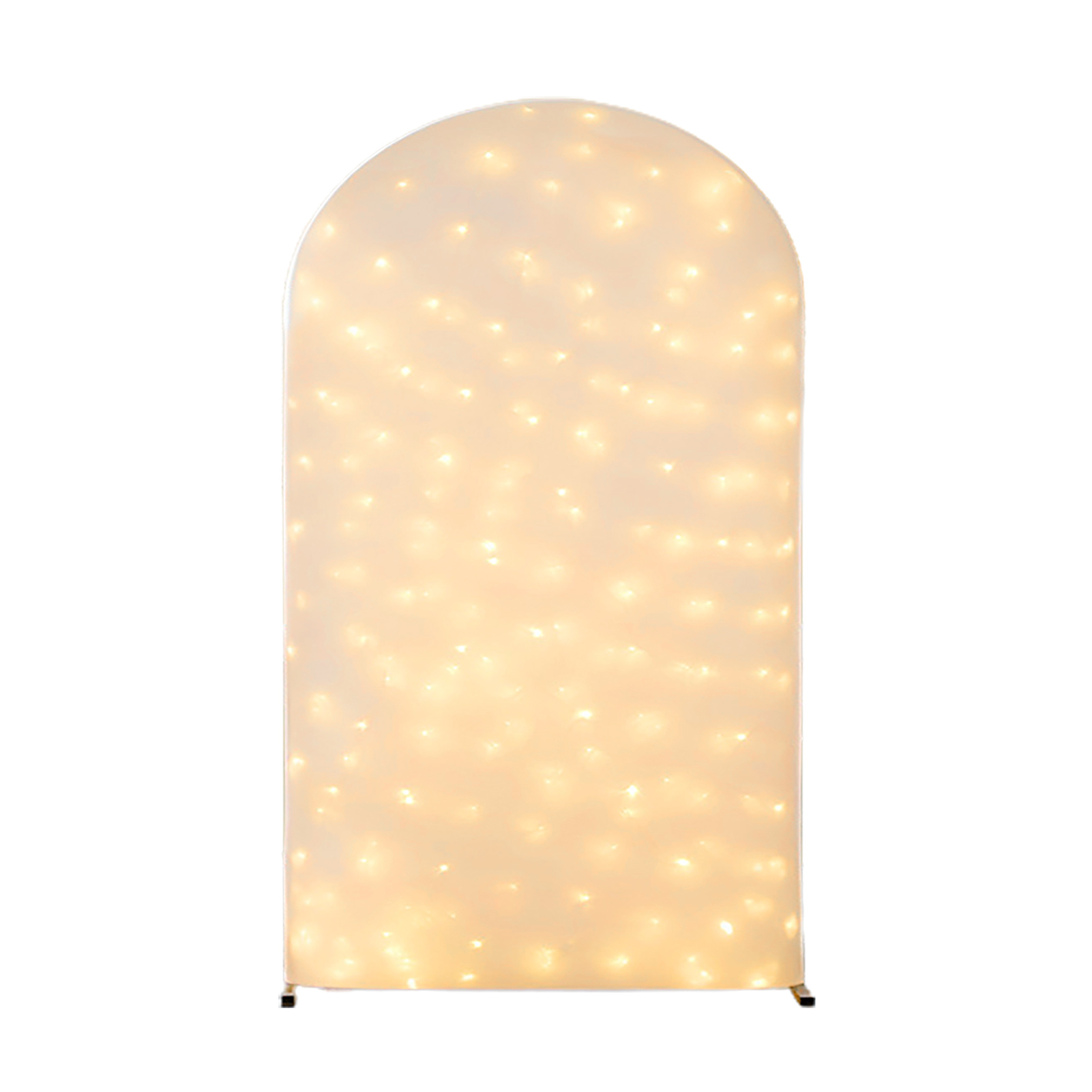 Beleuchteter Bogen Mit Led-fischernetz, Blinkende Nächtliche Ambientedekoration, Hochzeitsbogen Im Freien (champagnerfarben Mit Beleuchtung - 220 X 120 Cm, Rahmen Nicht Enthalten)