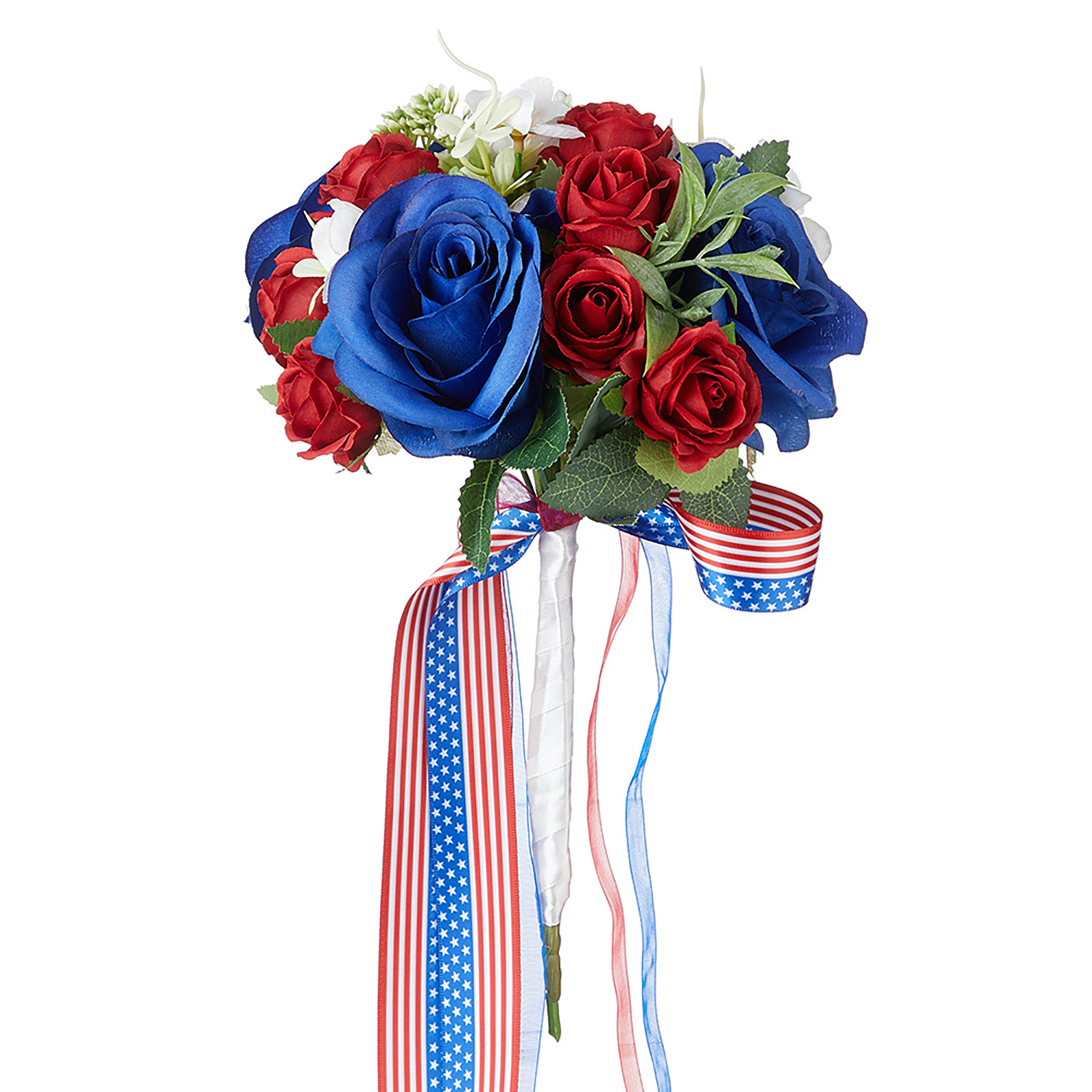 Blumensträuße Für Amerikanische Feiertage, Handgebundene Blumen Zum Unabhängigkeitstag, Künstliche Blumensträuße.