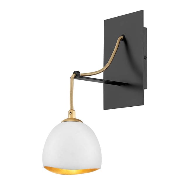Wandleuchte Wandlampe Flurlampe Schlafzimmerleuchte Weiß Gold D 12,7 Cm
