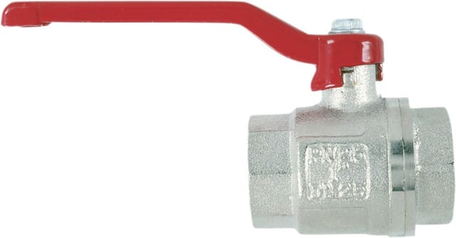 Connex - Cornat Kugelhahn Messing Matt-verchromt, Beidseitig Ig 3/4 Absperrventile