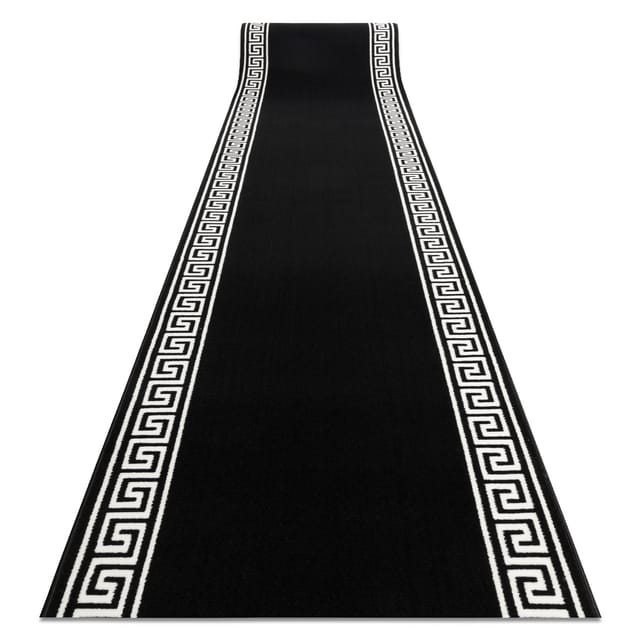 Rugsx - Läufer Bcf Morad Grek Griechisch Schwarz 70 Cm Black 70x610 Cm