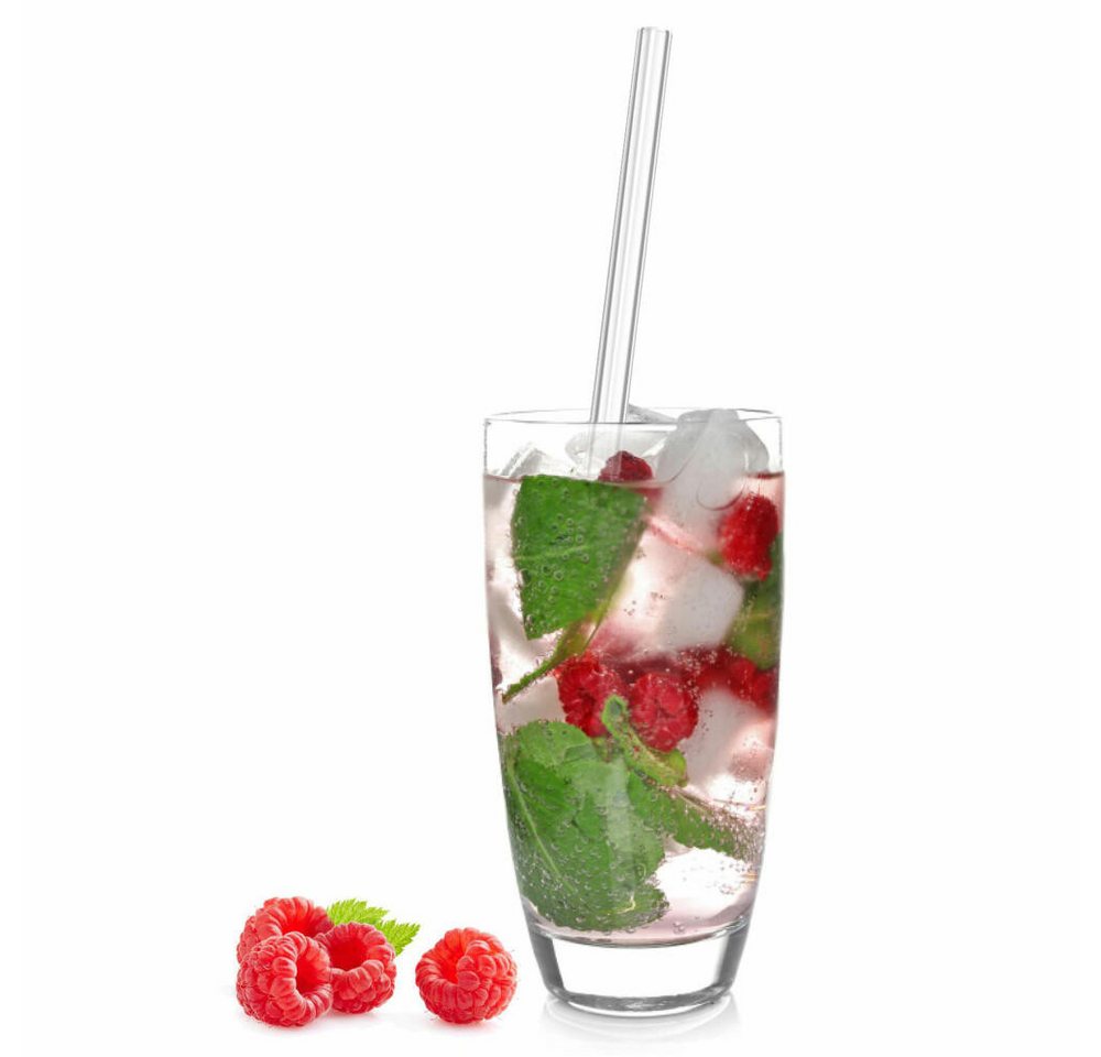 6 Trinkhalme Glas + Reinigungsbrstchen Bild 3
