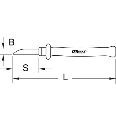 Kstools - Ks Tools Kabel-abisoliermesser Mit Schutzisolierung, 200mm - 117.1360