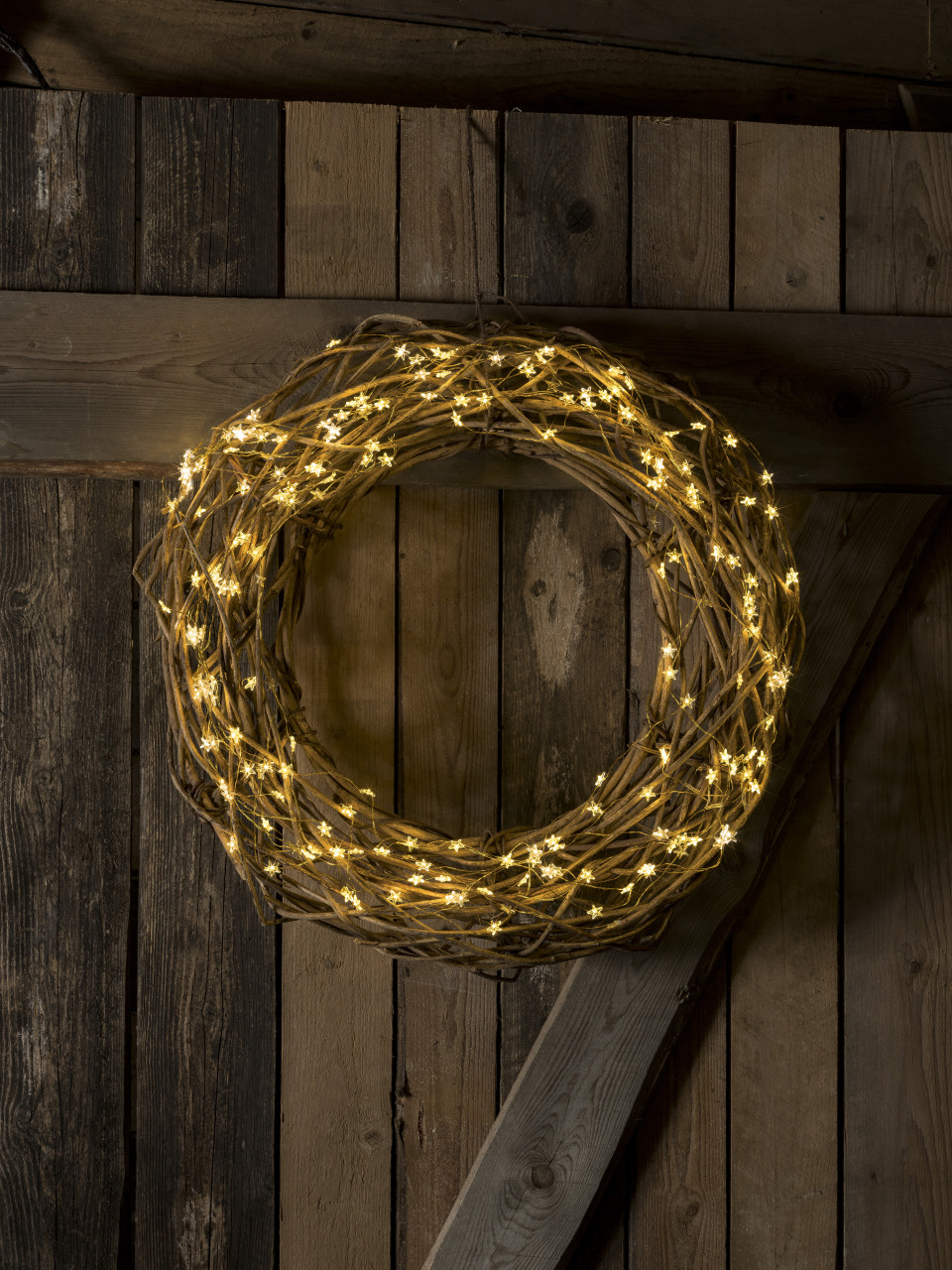 Konstsmide LED Sternenlametta gold 10 Stränge à 9 Dioden warmweiß