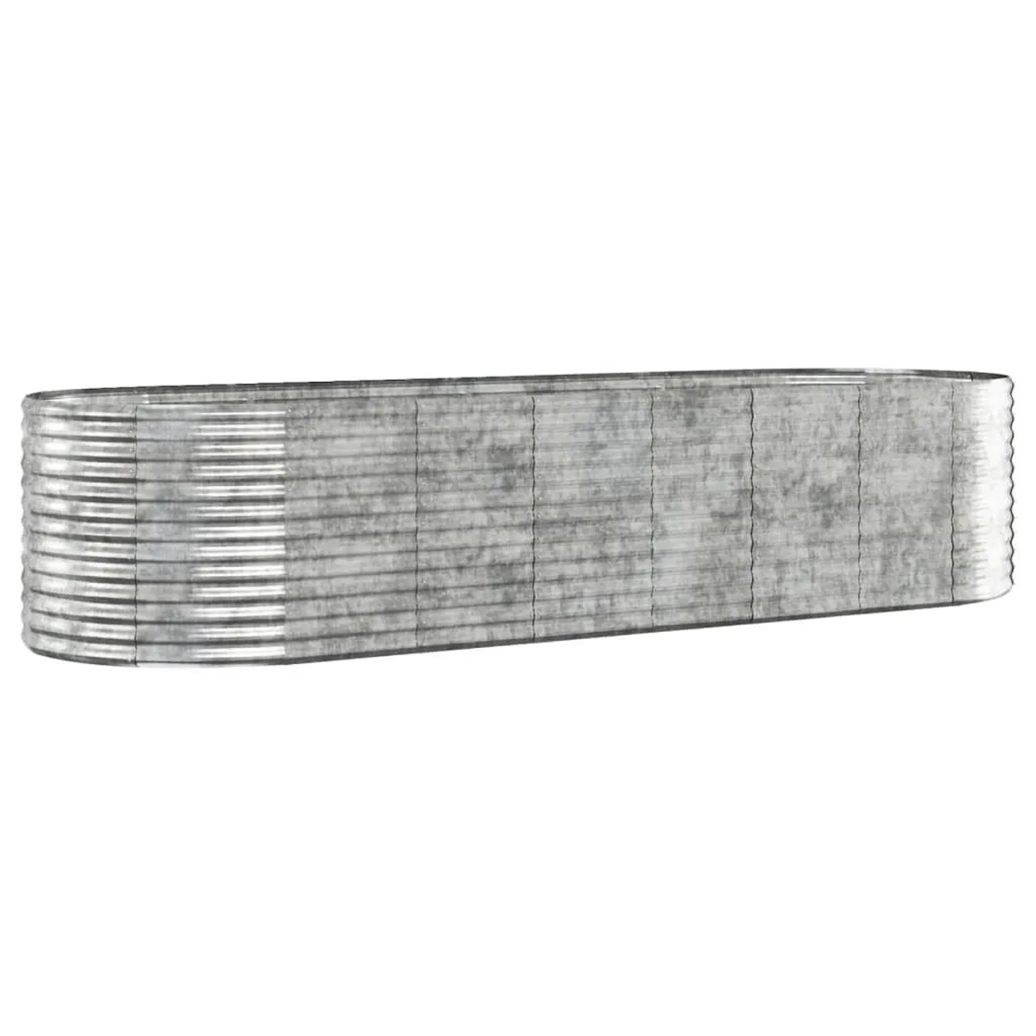 Furnicato Hochbeet Verzinkter Stahl 322x100x68 Cm Silbern