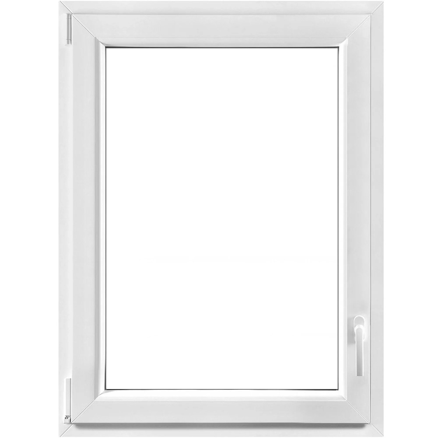 Kunststofffenster Weiß Plus Uw-0,9/W 3-fach Verglasung 60x90 cm B/H Links
