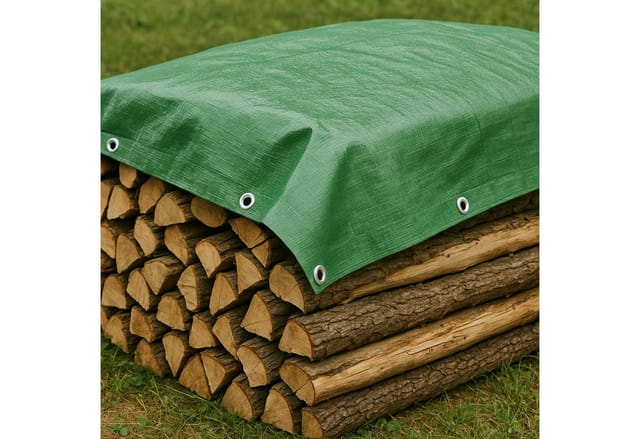 Buri - Abdeckplane Gewebeplane Bootsplane Schutzplane Garten Holz Plane Abdeckplanen - 1.5 X 7 M