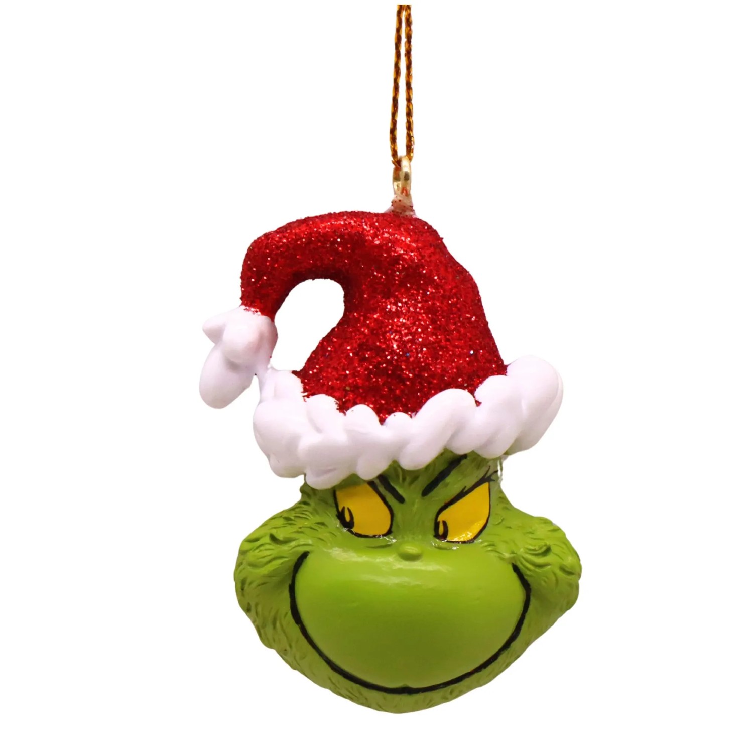 Dr. Seuss Weihnachtsanhänger 3D The Grinch Santa Hat 10 cm