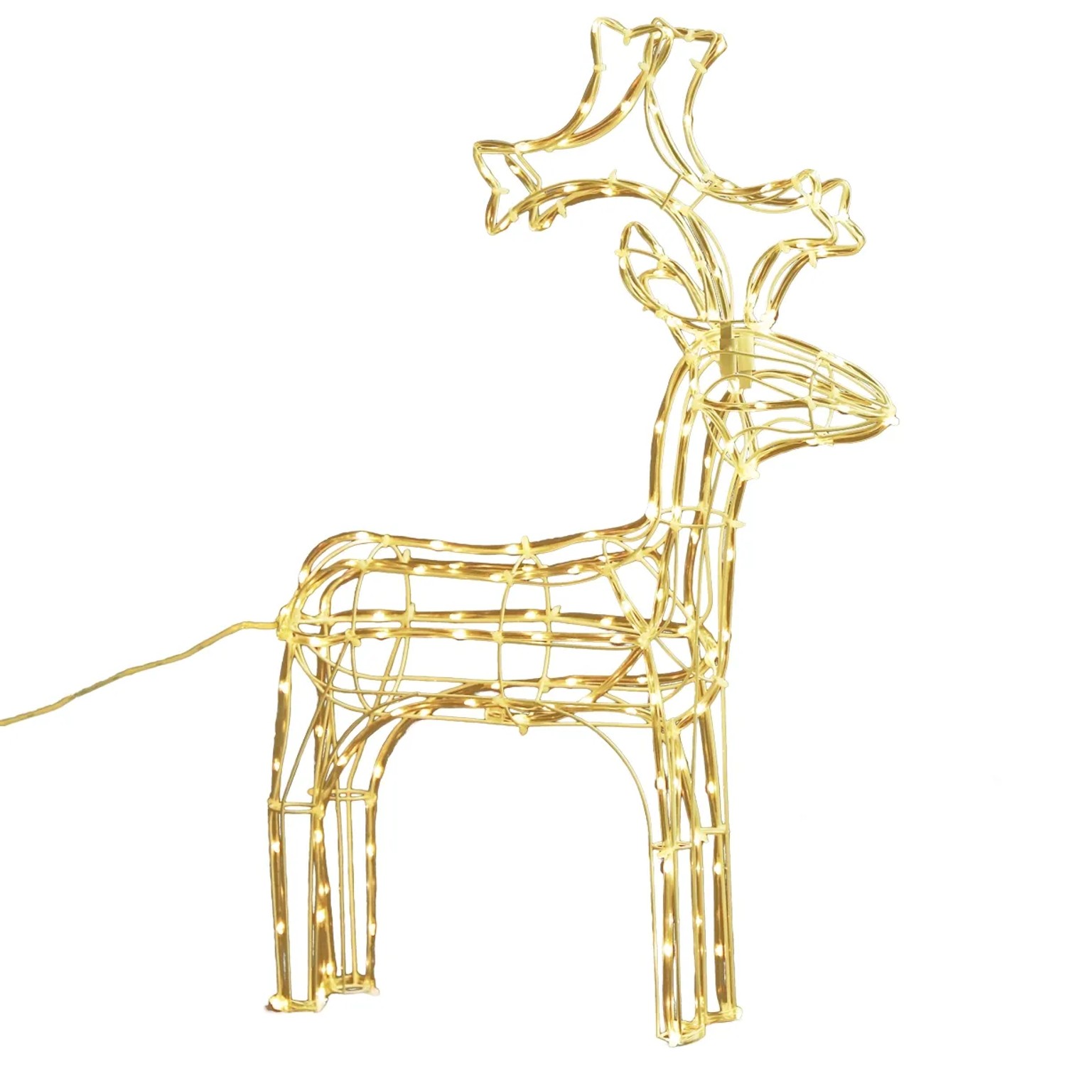 SALCAR 60cm LED Rentier Figur Beleuchtet Außen