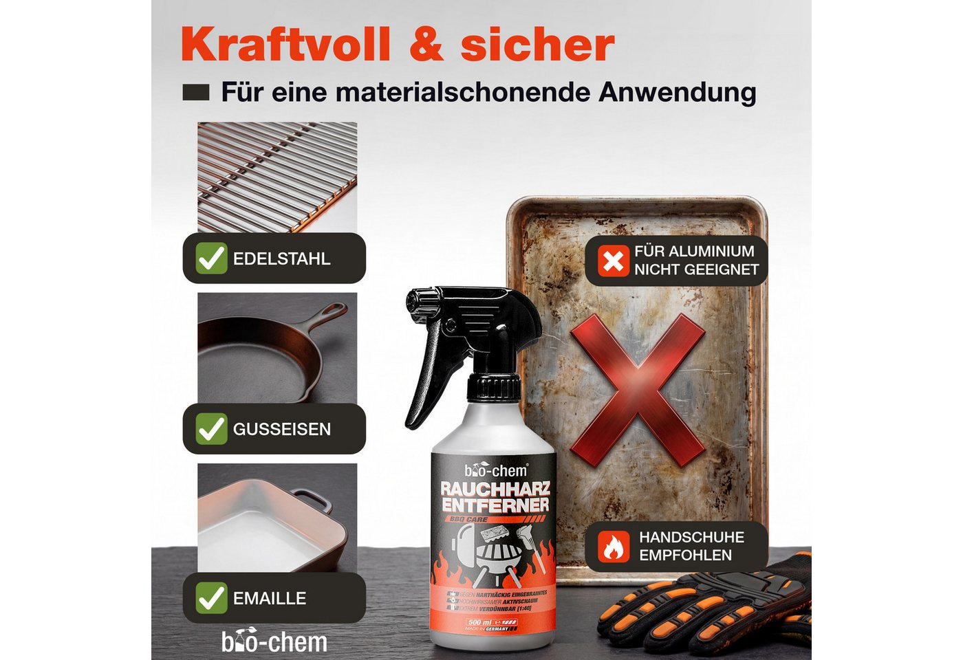 bio-chem Rauchharz-Entferner 1, Grillreiniger Konzentrat Bild 3