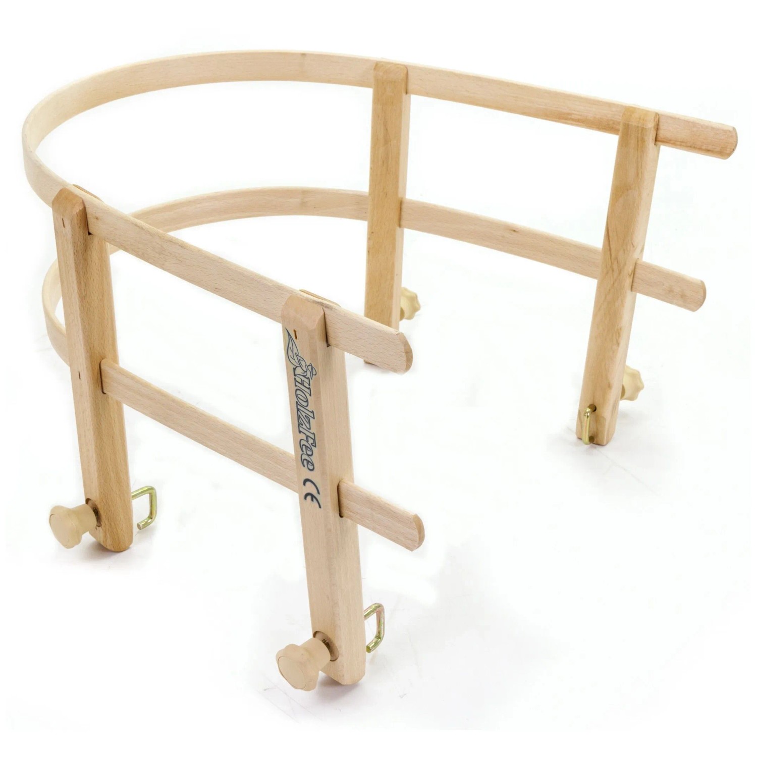 HolzFee Schlittenlehne Lehne Rückenlehne für Schlitten Komplett Buchenholz RL S Buche