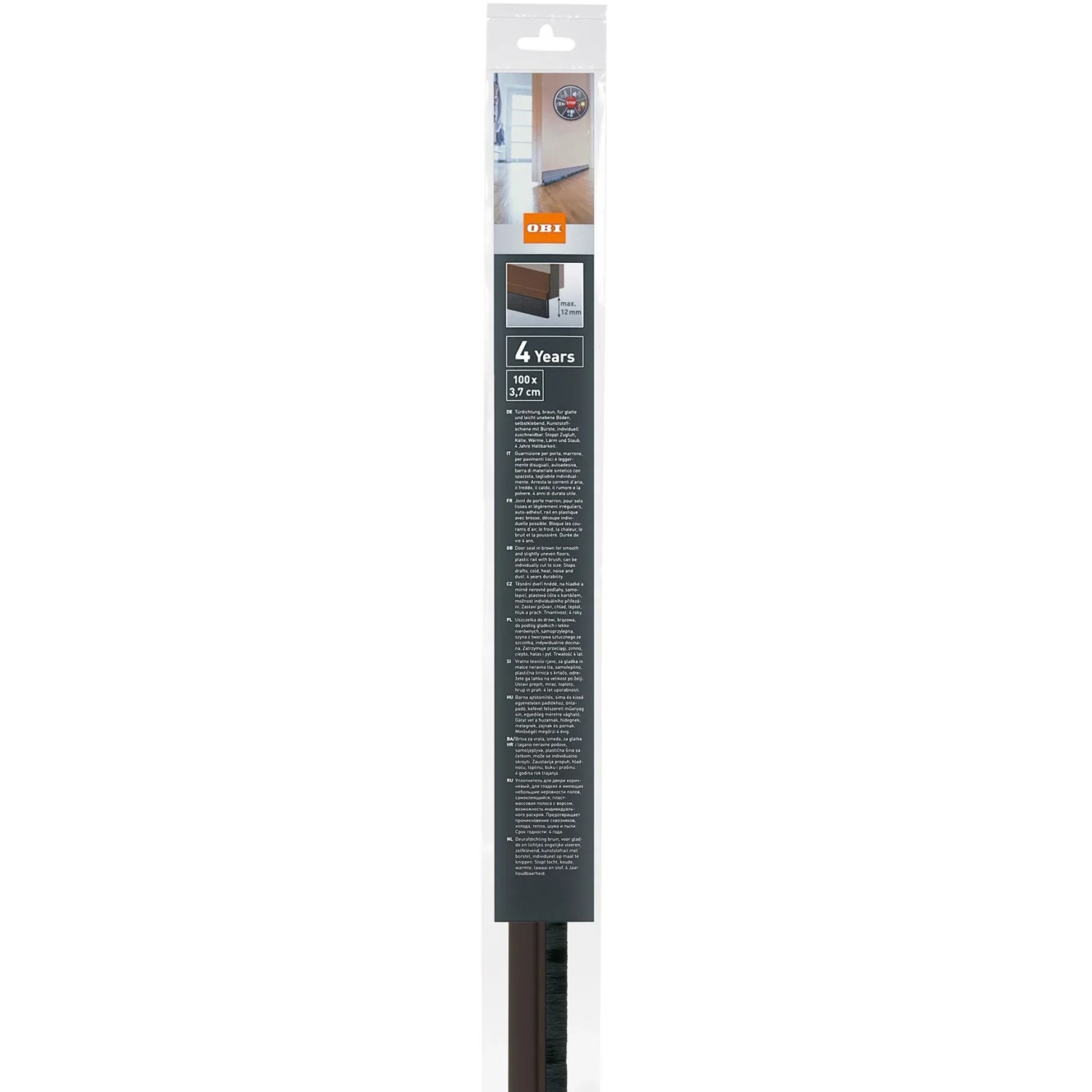 OBI Türdichtschiene Standard Braun