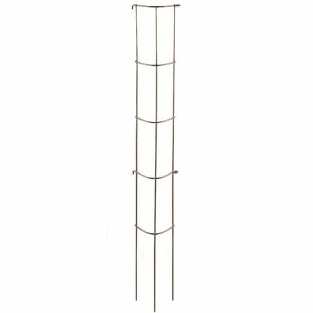 Gemüse-rankturm Silber Pulverbeschichtet 202 Cm
