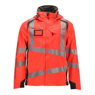 Mascot Hard Shell Jacke XL hi-vis rot/dunkelanthrazit leicht gefüttert