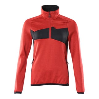 Mascot Fleecepullover Damen Microfleecejacke 5XL verkehrsrot schwarz