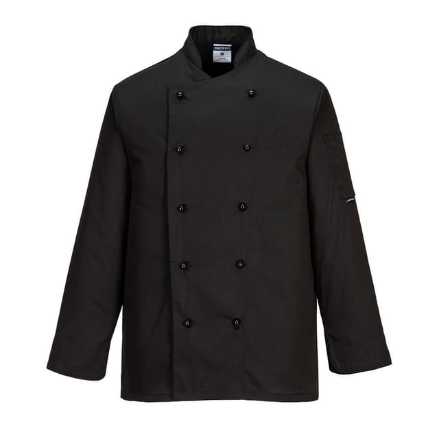 Küchenjacke Somerset Schwarz L