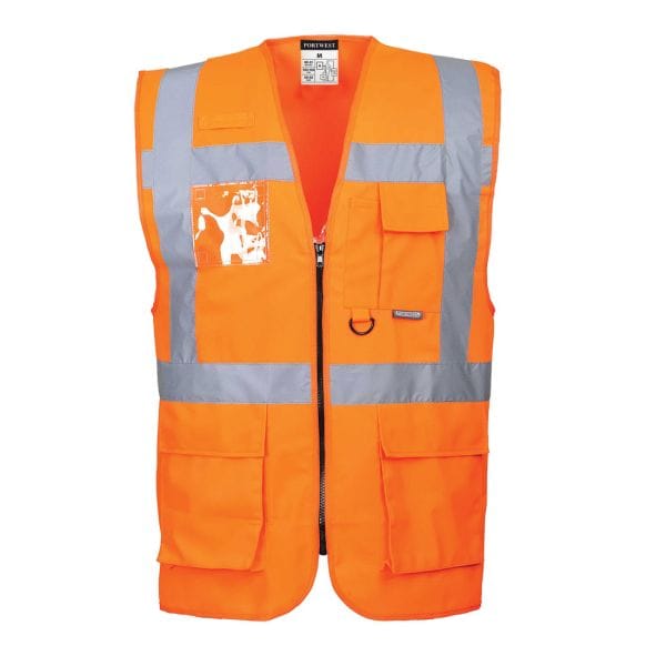Hi-vis Executive Westen - Berlin Orange Xl