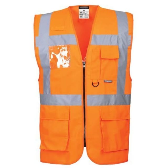 Hochsichtbare Executive-weste - Berlin Orange 2xl