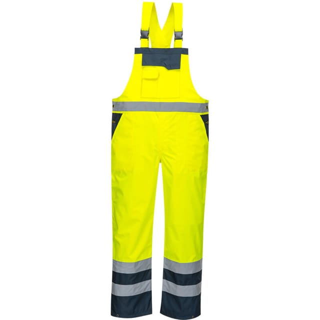 Ungefüttertes Kontrasthemd In Gelb/navy, 3xl