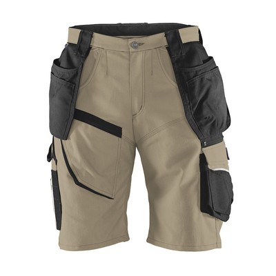 PRACTIQ Shorts 2451 9314, sandbraun/schwarz, Größe 44
