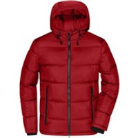 Herren Winter Steppjacke Sorona® JN1168, rot/schwarz, Größe S Bild 2