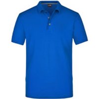 Herren Pima Poloshirt JN708, königs-blau, Größe M Bild 2