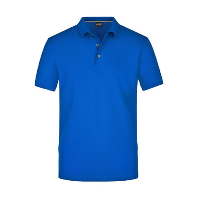 Herren Pima Poloshirt JN708, königs-blau, Größe 3XL