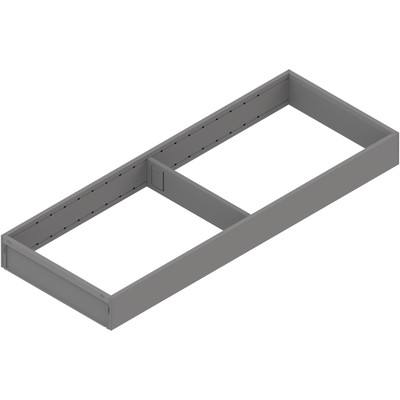 AMBIA-LINE Rahmen, für LEGRABOX/MERIVOBOX Schubkasten, Stahl, NL=550 mm, Breite=200 mm, indiumgrau matt