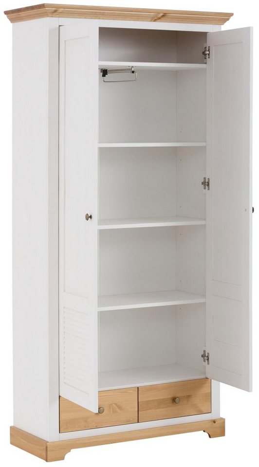 OTTO home Garderobenschrank Ayanna, Dielenschrank, Kleiderschrank, Schrank, FSC® Breite 94 cm, 2-türig, aus massiver Kiefer, FSC® Bild 4