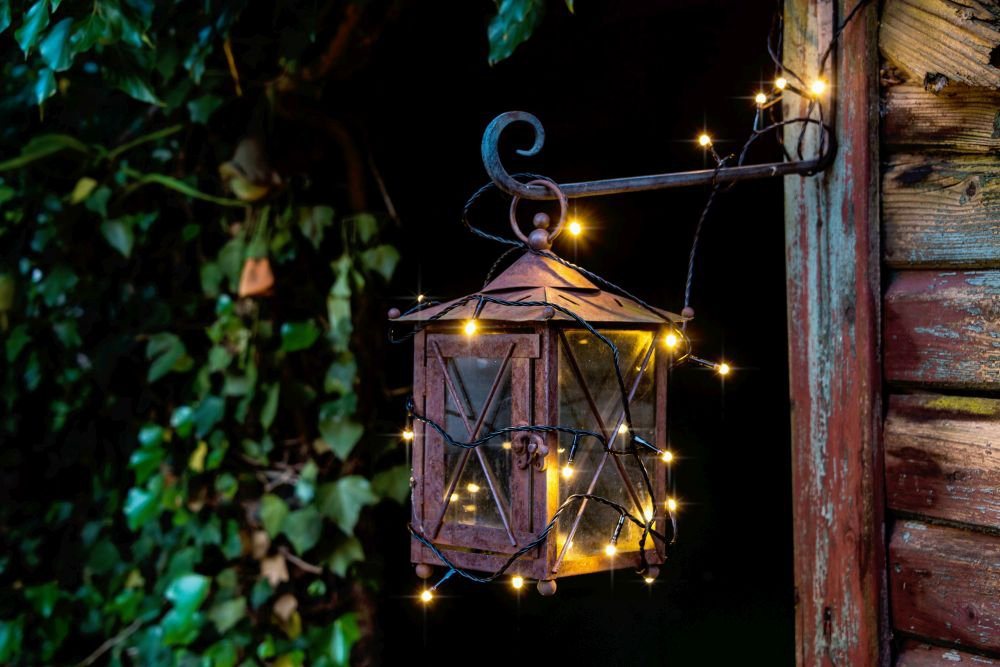 KONSTSMIDE LED-Lichterkette Weihnachtsdeko aussen, gefrostet, 120 warm weiße Dioden Bild 4