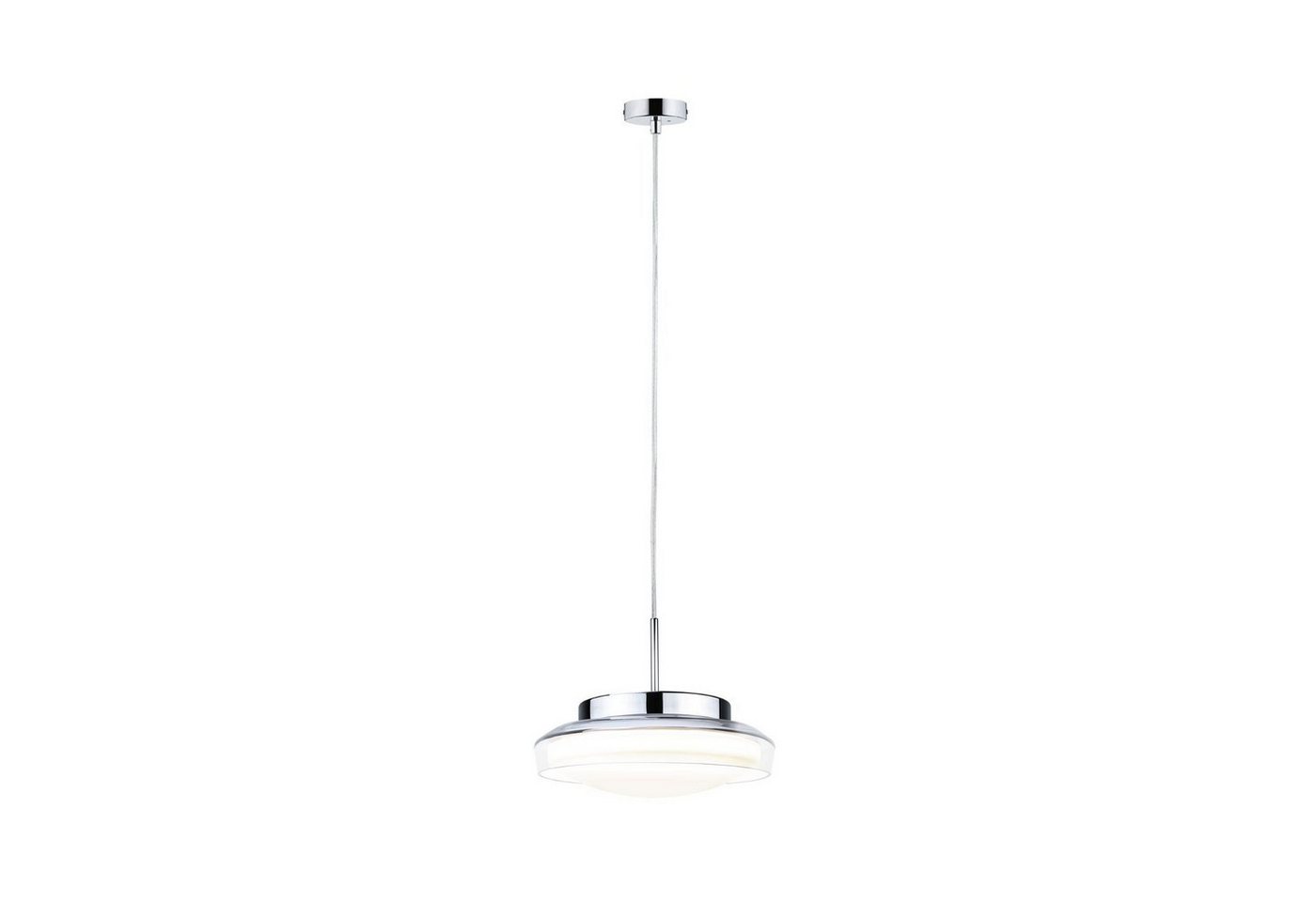 Paulmann LED Pendelleuchte Selection Bathroom Luena IP44 11,5W 3000K Chrom 230V Glas/Metall, LED fest integriert, Warmweiß Bild 4