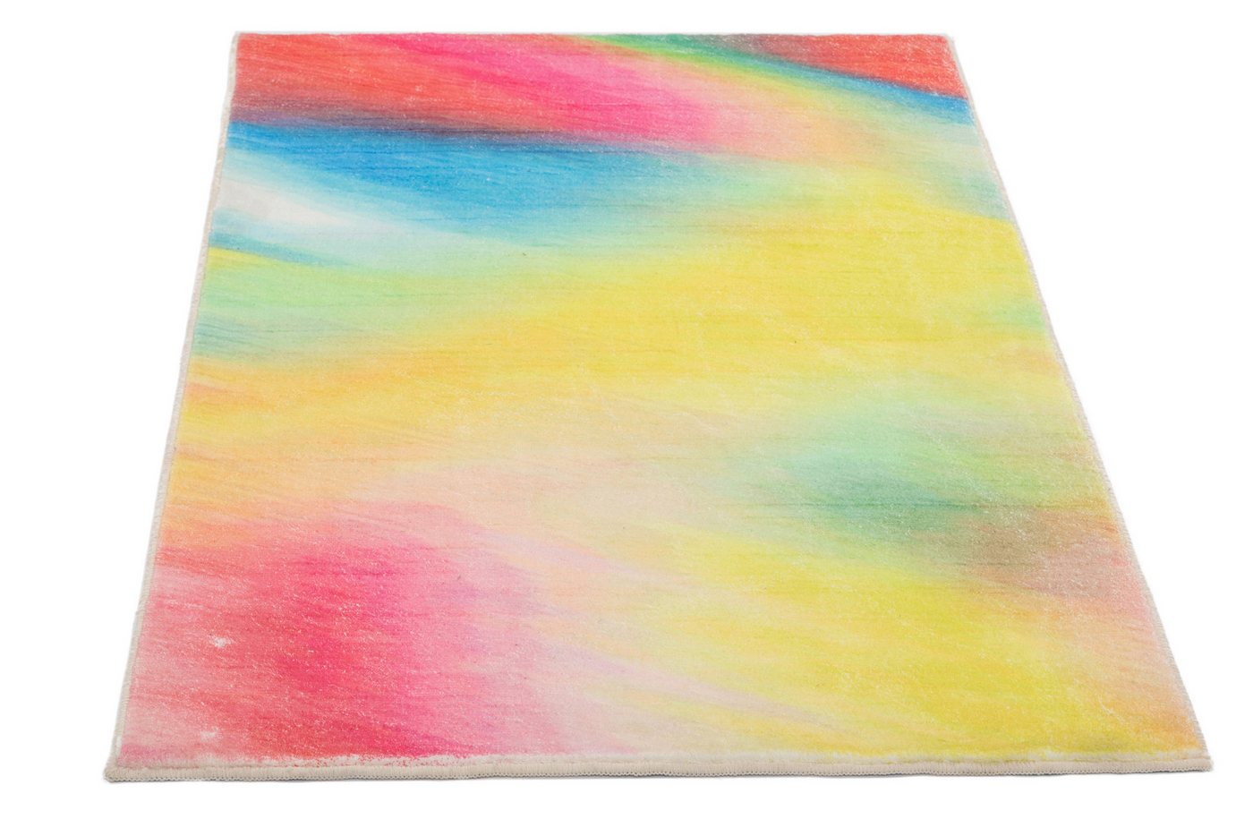 Gino Falcone Badematte Ariella GF-153, Höhe 7 mm, rutschhemmend beschichtet, fußbodenheizungsgeeignet, Polyester, rechteckig, Badteppich, bedruckt, modernes Design, Farbverlauf, weich & kuschelig Bild 5