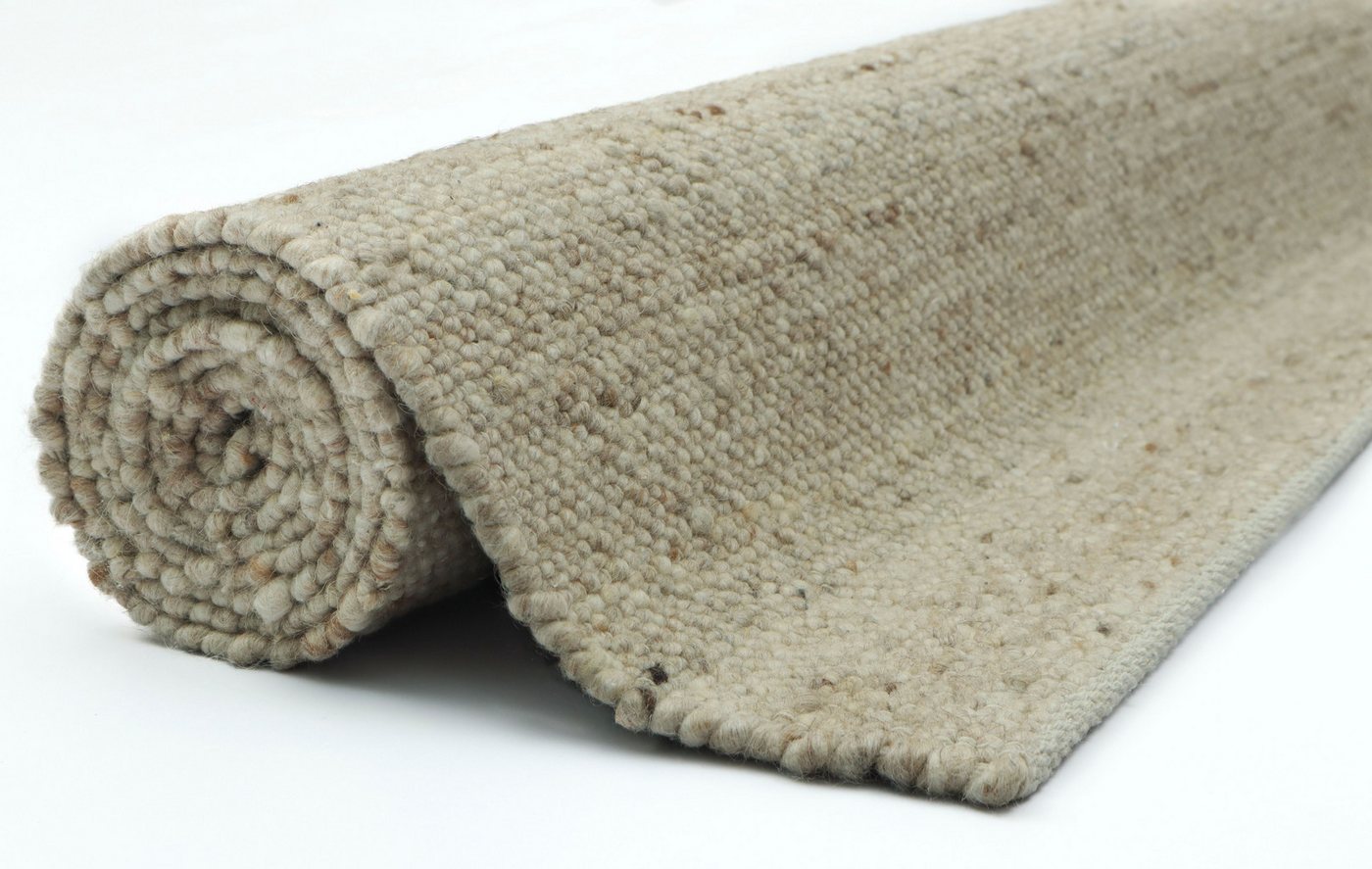 OTTO home Teppich Naddia, Webstruktur, Naturtöne, rechteckig, Höhe: 9 mm, Zeitloses Design, meliert, Wohnzimmer, Schlafzimmer, Esszimmer Bild 5