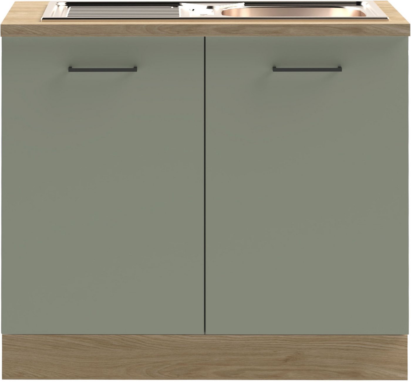 KOCHSTATION Spülenschrank KS-Kolari (1-St) Maße (B/T/H): 100,1 x 60 x 88 cm Bild 5
