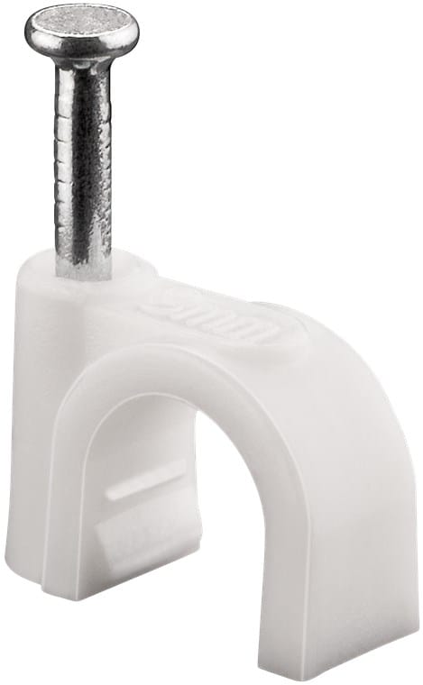 Fixpoint - Kabelschelle 8 Mm, Weiß, Befestigung Für Kabel Mit Durchmesser Bis 8 Mm. Durchmesser 8 Mm