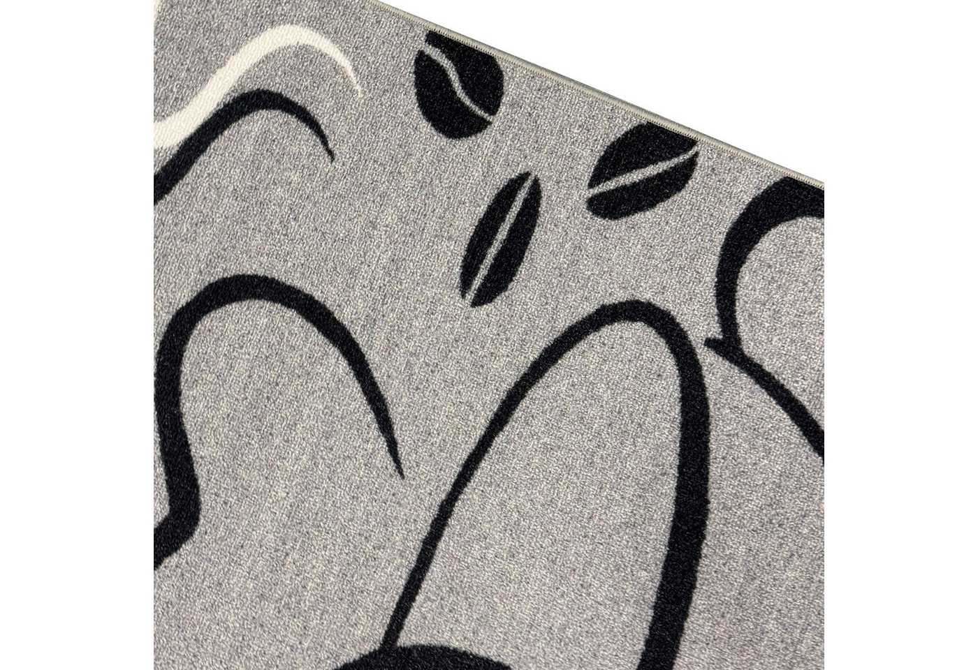 TeppichHome24 Teppich Robsuter Küchenläufer, rechteckig, Höhe: 4 mm, grafisches Küchenmotiv, gummierte rutschfeste Rückseite Bild 4