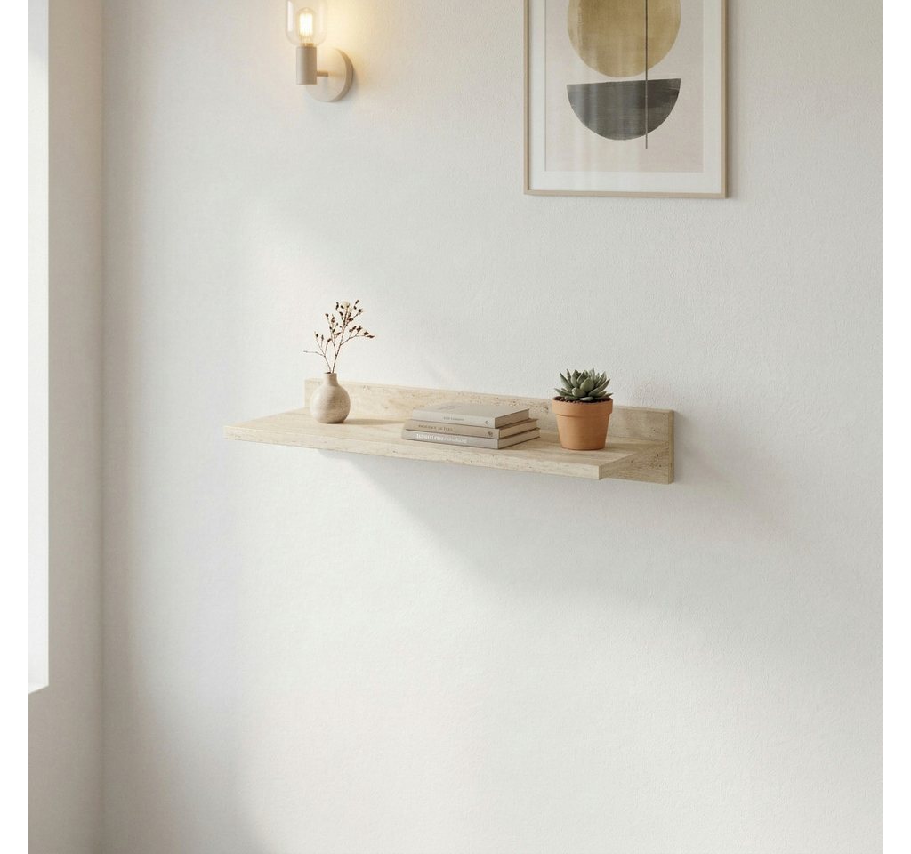 Decortie Wandregal Simple, Modernes Wandregal/Schwebendes Regal, 60 x 24 x 10 cm Bild 3