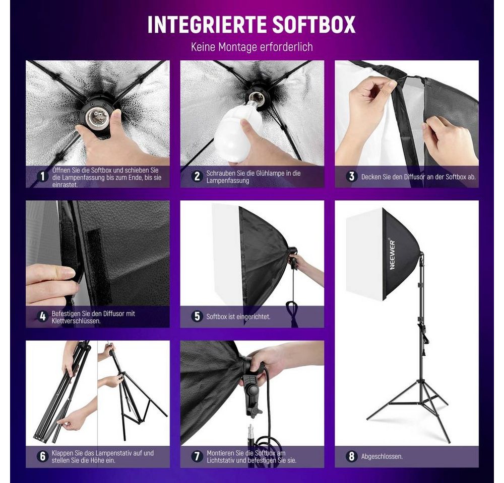 Neewer Ringlicht NK800 LED Videoleuchte