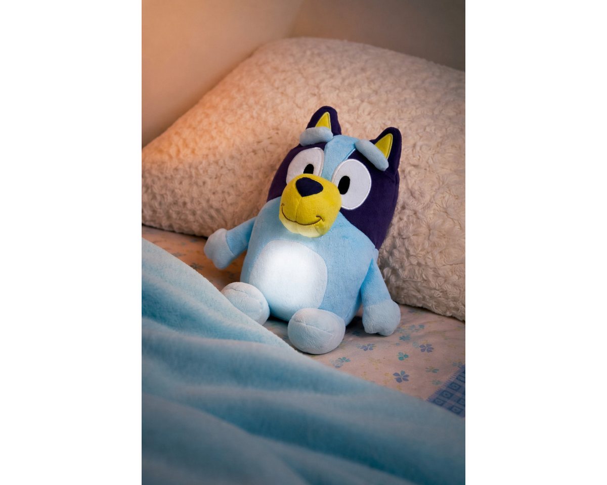 Bluey Nachtlicht - Plüschlampe 2 in 1 Kuscheltier 20 cm für Kinderzimmer Bild 2