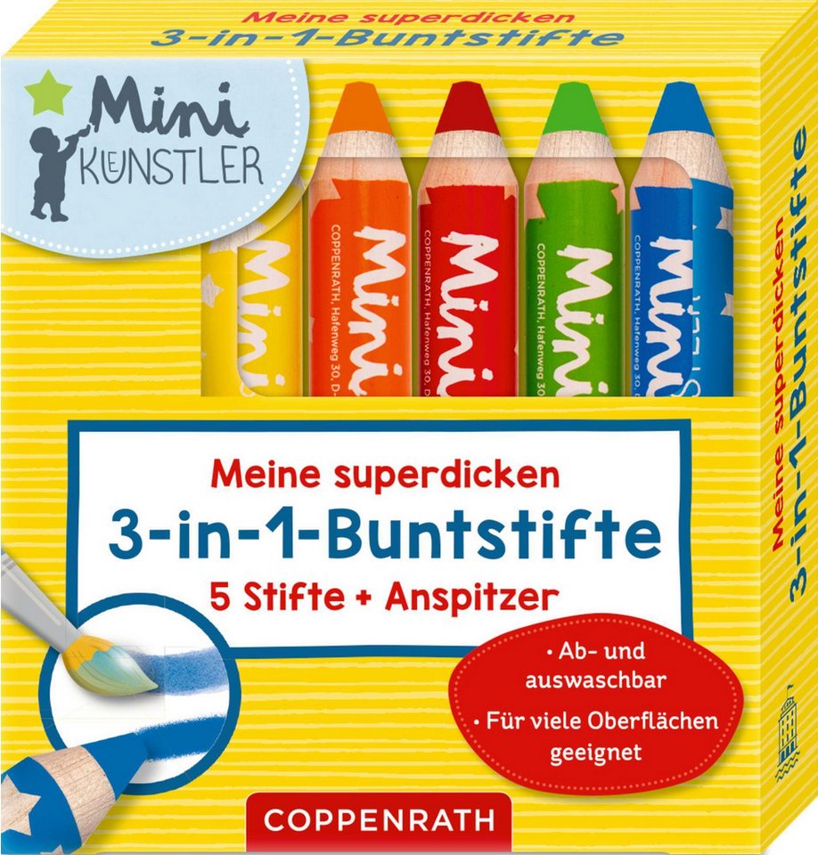 COPPENRATH DIE SPIEGELBURG Buntstift Meine superdicken 3-in-1-Buntstifte