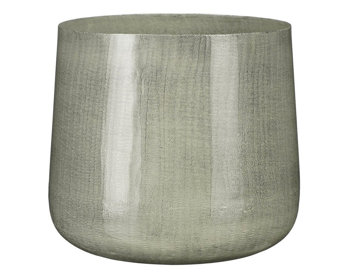 Mica Decorations Blumentopf Mica Decorations Benson Topf rund h.grau - h24xd26cm