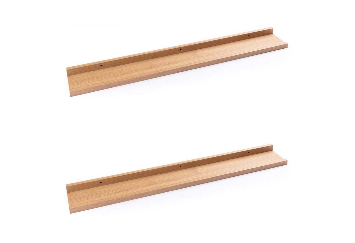 Home4You Wandregal Bilderleisten 2er Set, Spar-Set
