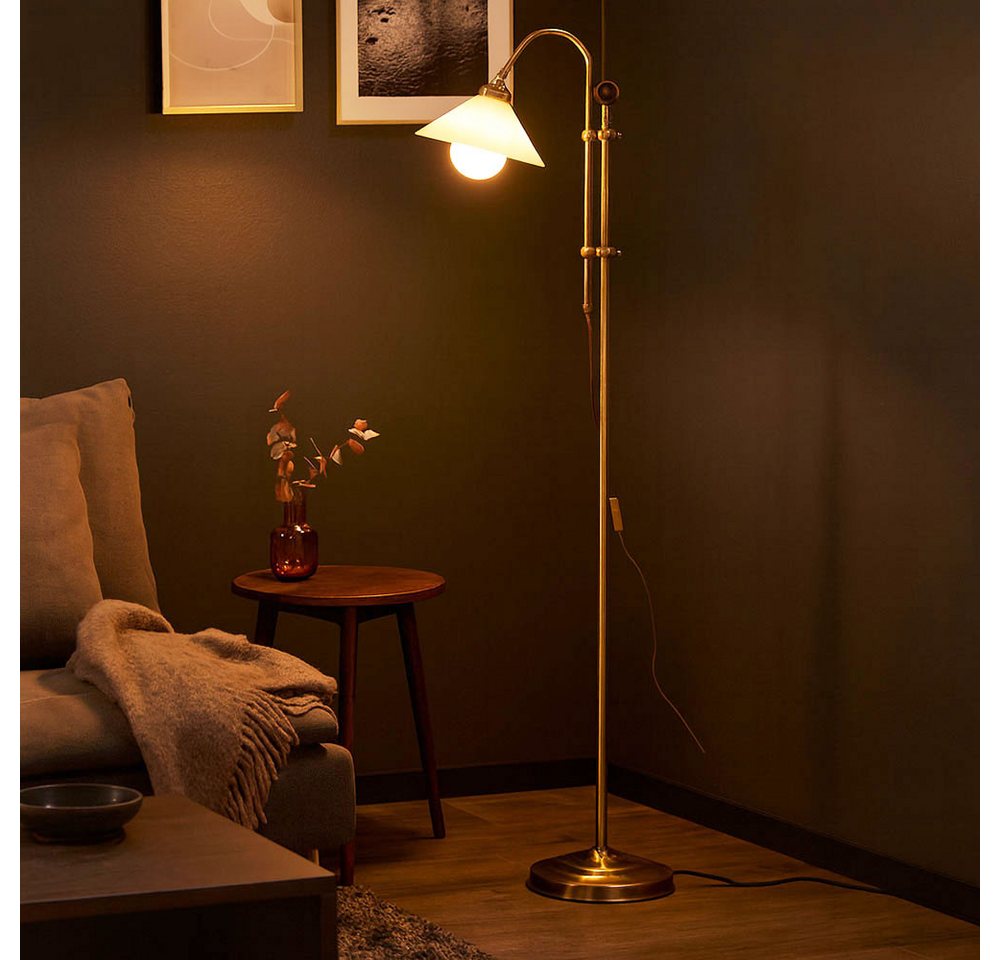 GLOBO LIGHTING Stehlampe, Leuchtmittel nicht inklusive, Stehlampe Wohnzimmer höhenverstellbar Standleuchte Lampe stehend Bild 2