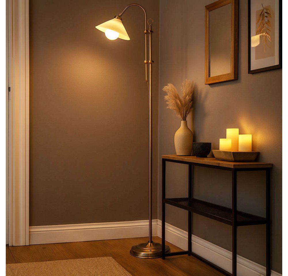 GLOBO LIGHTING Stehlampe, Leuchtmittel nicht inklusive, Stehlampe Wohnzimmer höhenverstellbar Standleuchte Lampe stehend Bild 3
