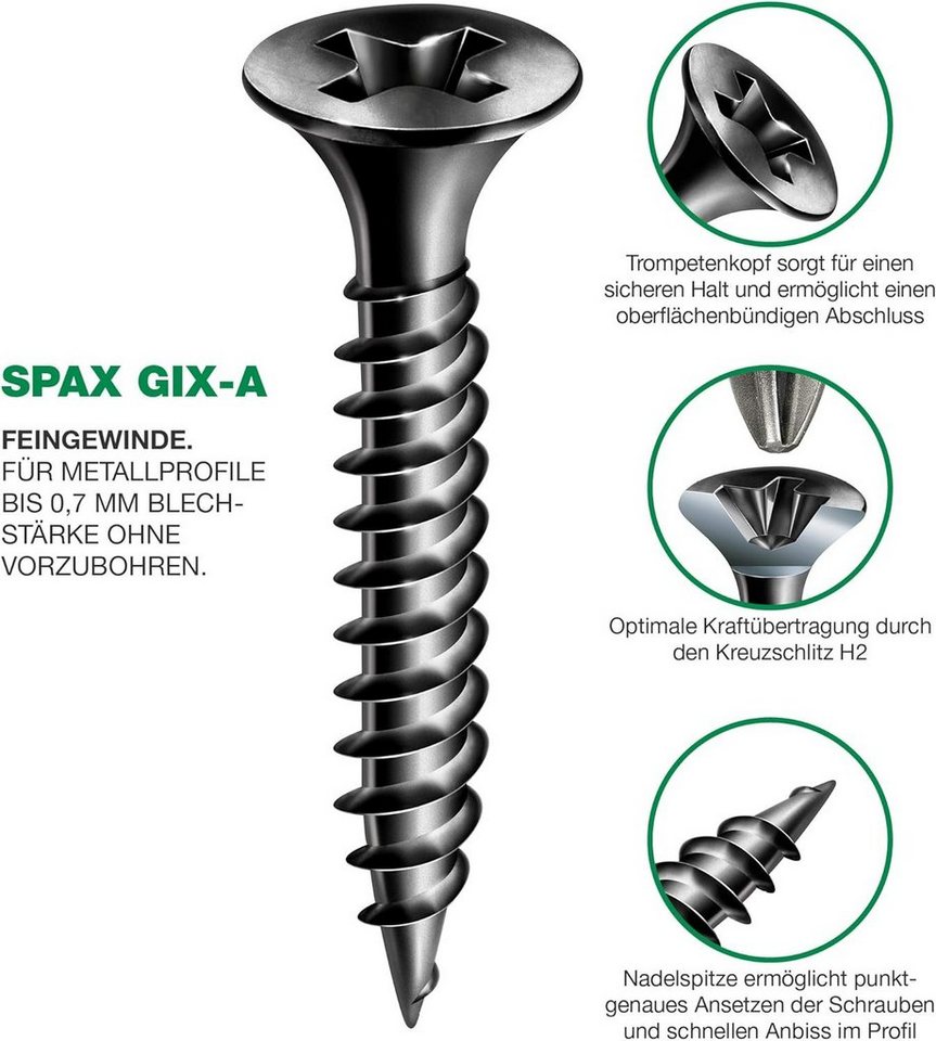 SPAX Schraube GIX-A magaziniert, (1000 St) Bild 3